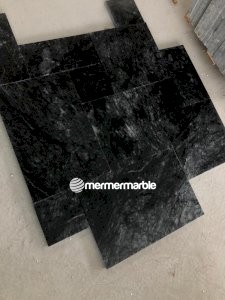 Karaöz Siyahı Mermer  Fayans  Döşeme (Koyu) 30x60
